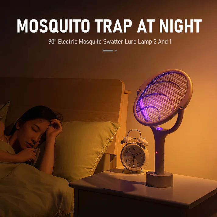 Banish Pesky Mosquitoes with the 90-Degree Rotatable Mosquito Killer Lamp Electric Shocker