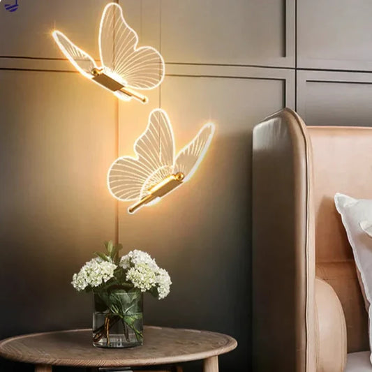 Elevate Your Space with the Captivating Butterfly LED Pendant Light Fixture