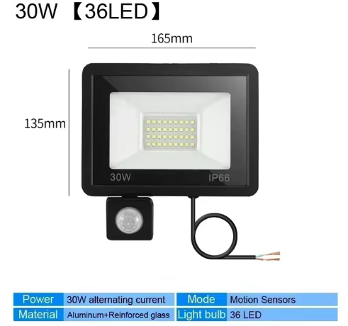 Motion Sensor LED Flood Light