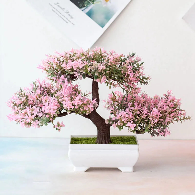 Artificial Plants Bonsai Small Tree Pot