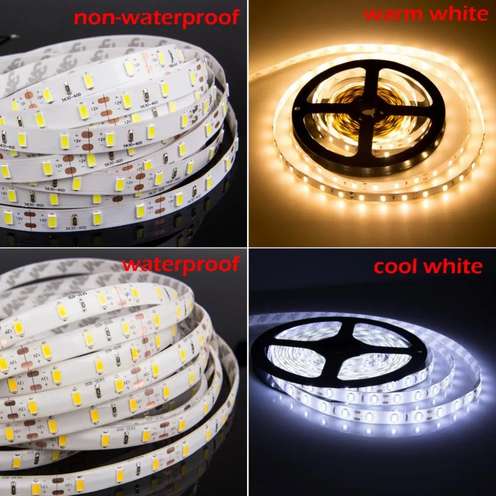 Led Strip Light 5630 5730 Waterproof 12V