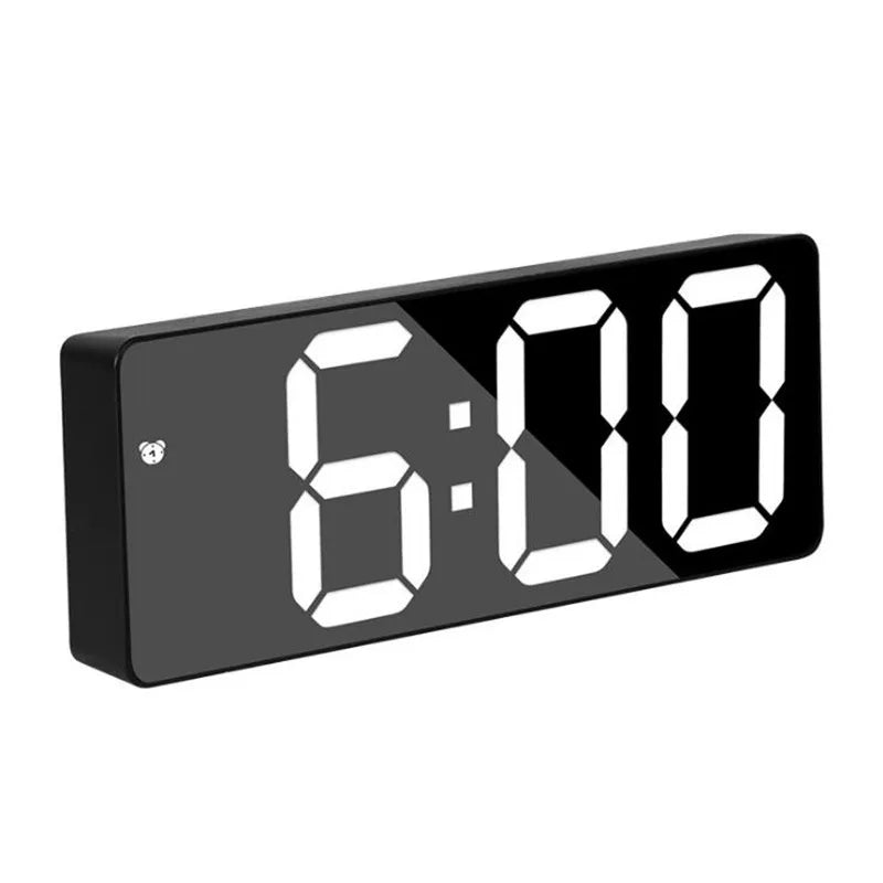 Acrylic/Mirror Digital Alarm Clock Voice Control