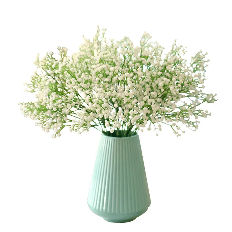 Artificial Flowers Plastic Gypsophila - Royal Lights & Home Decor