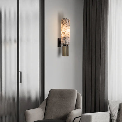 Modern Luxury Natural Marble Wall Lamp