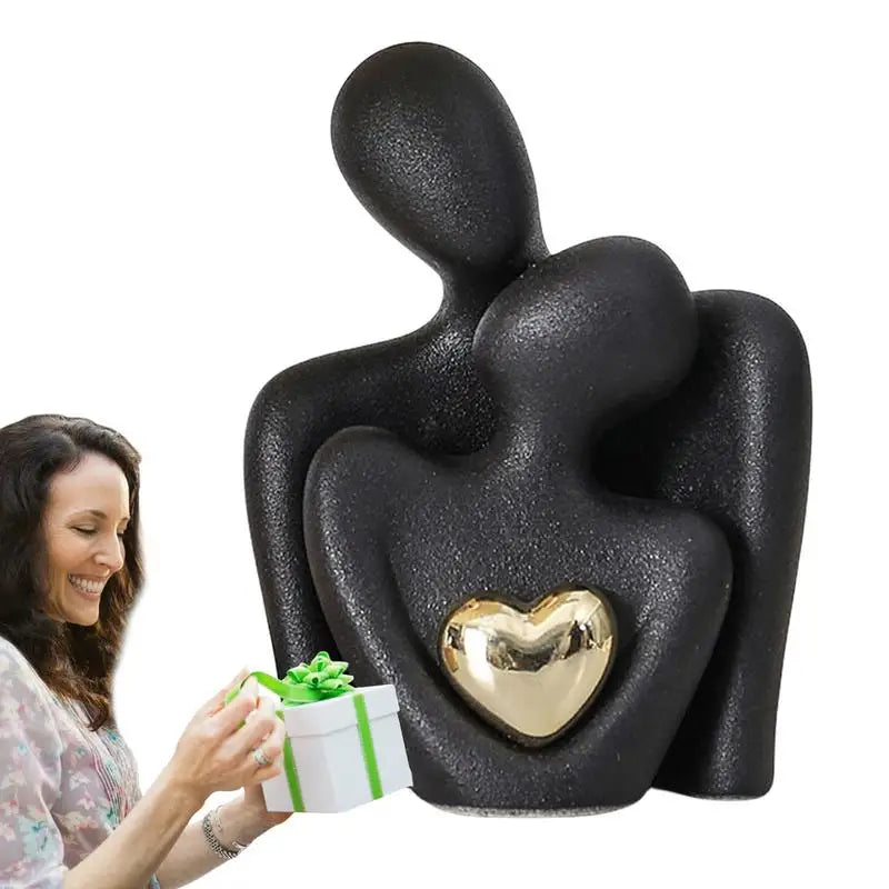 Decorative Abstract Couple Statue 