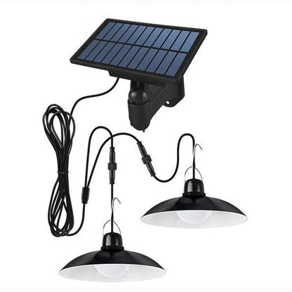 2 Led Solar Powered Lamp with Remote Control