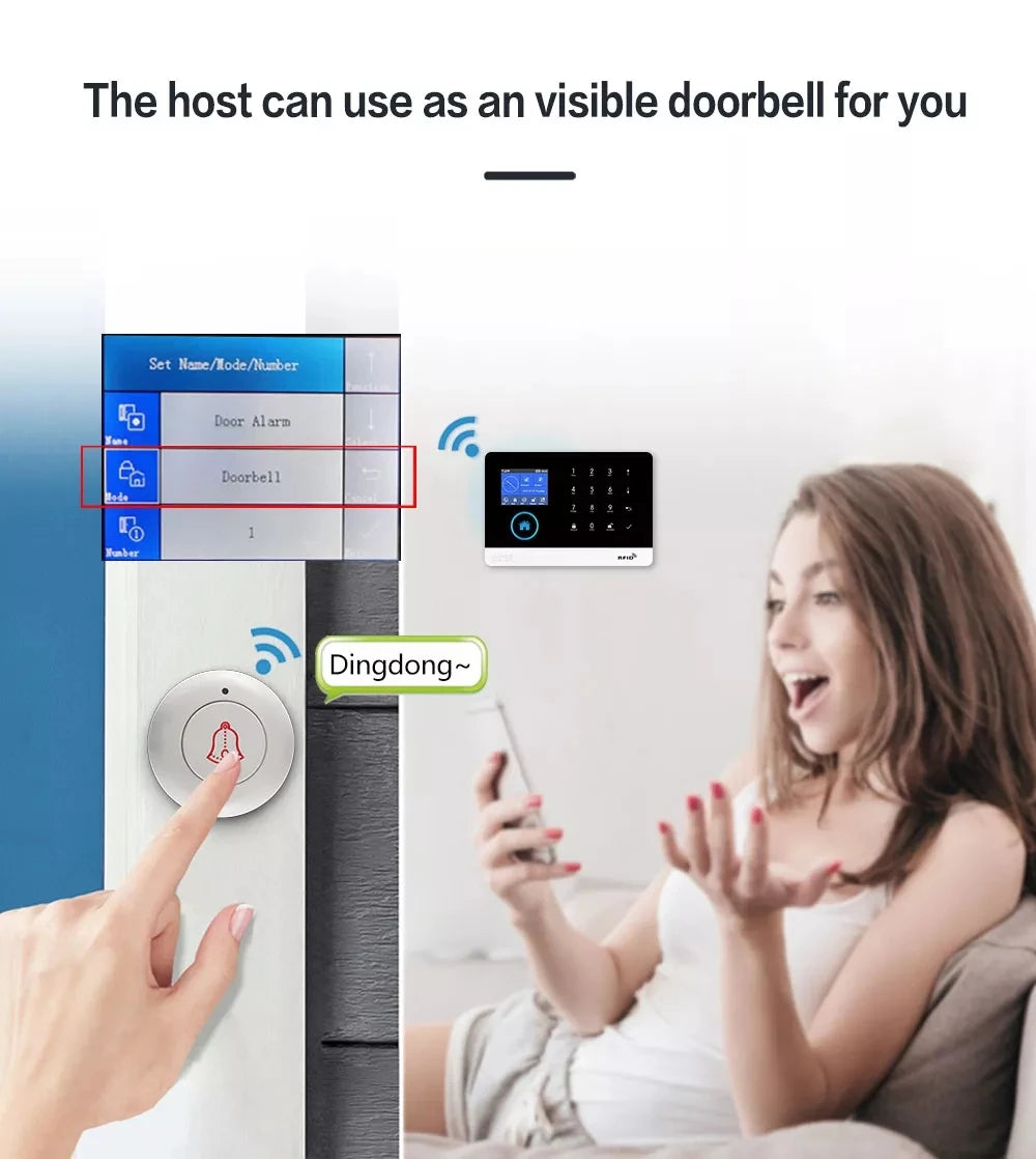 Alarm System for Home Burglar Security 433MHz WiFi GSM Alarm Wireless