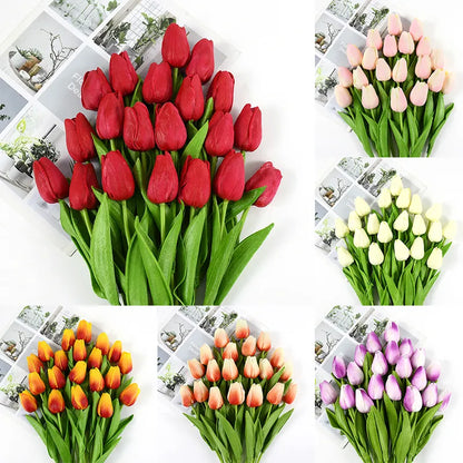 Tulip Flower Artificial Tulip Bouquet