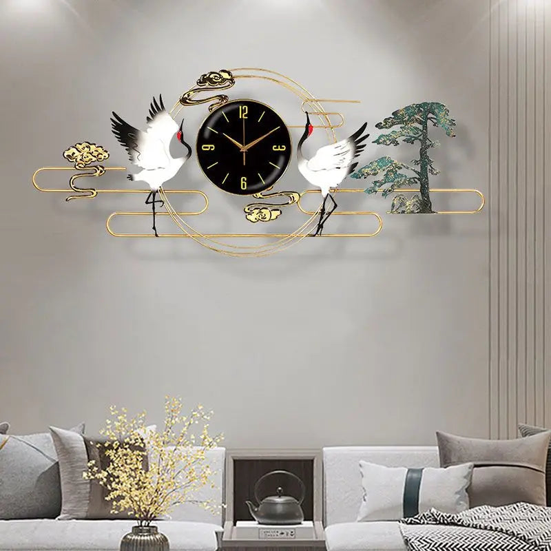 Red-crowned Crane Wall Clocks