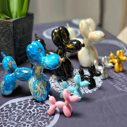 NORTHEUINS  Nordic Balloon Dog Figurines - Royal Lights & Home Decor