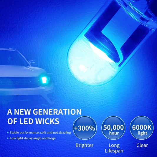 10/50pcs Newest W5W Led T10 Car Light