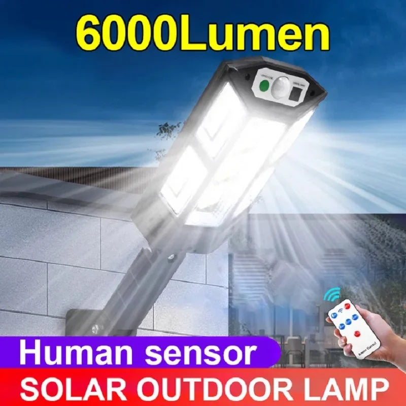 Solar light With Motion Sensor Remote Control