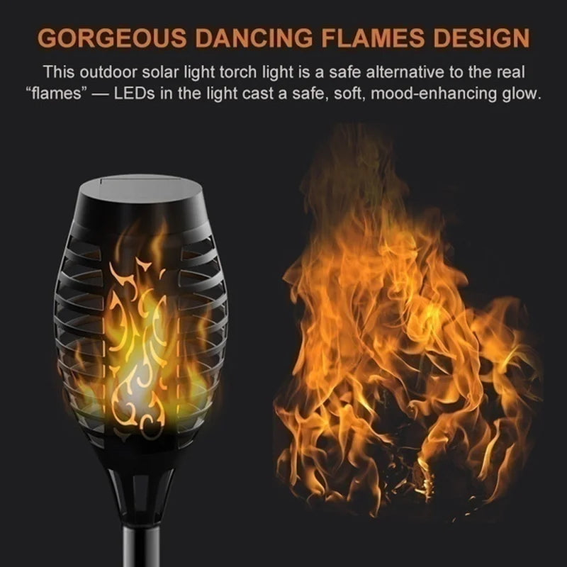 Solar Flame Torch Lights