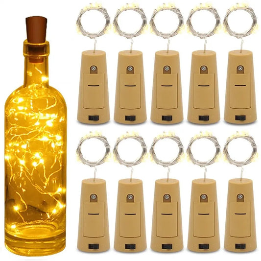 Led Lamp Bottle Fairy Lights 