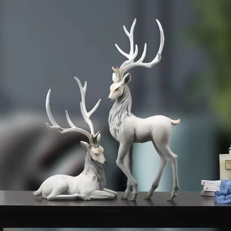 35cm High-End Deer Sculpture