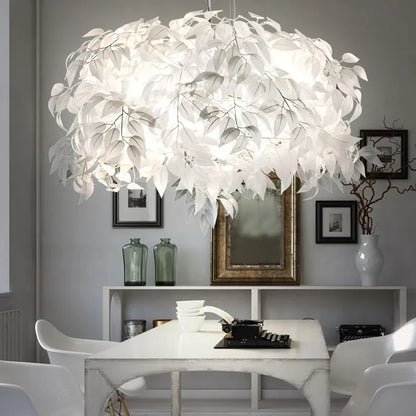 Feather Round Led Lamp