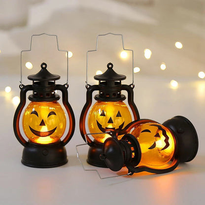 Halloween Pumpkin Lantern Handheld  LED Lamp