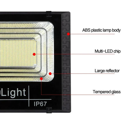 Solar Flood Lights Outdoor  with Remote Control