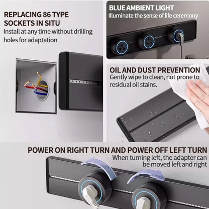 Movable Track Socket Smart Home Appliances