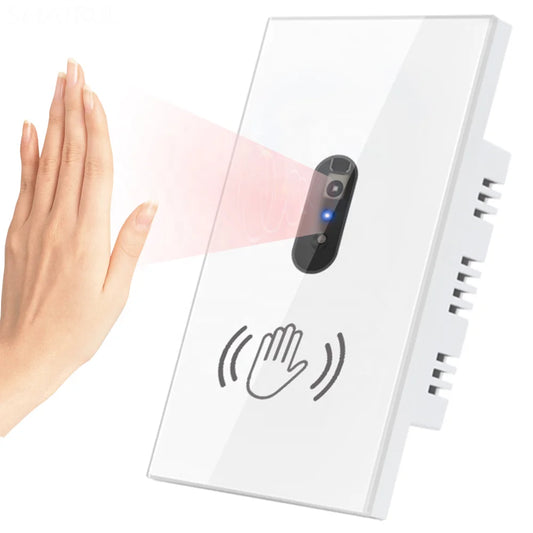 Touchless hand wave smart switch Non-Touch IR Sensing wall switch