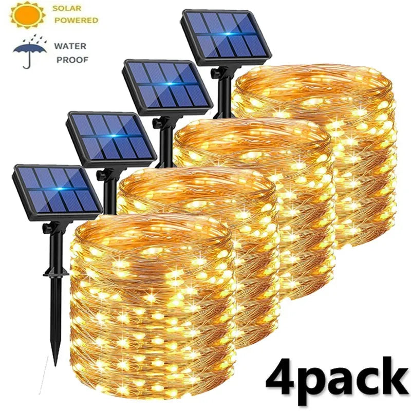 Solar String Lights Outdoor Waterproof