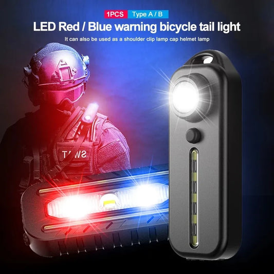 LED Red and Blue Shoulder Police Ligh