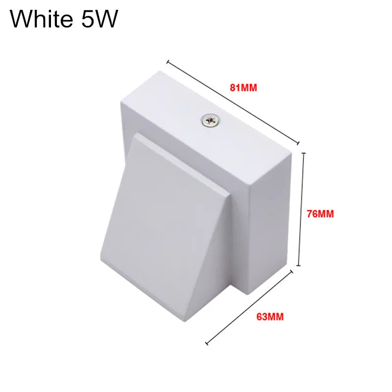 Waterproof IP65 Outdoor Wall Light Aluminium 5W LED Wall Lamp