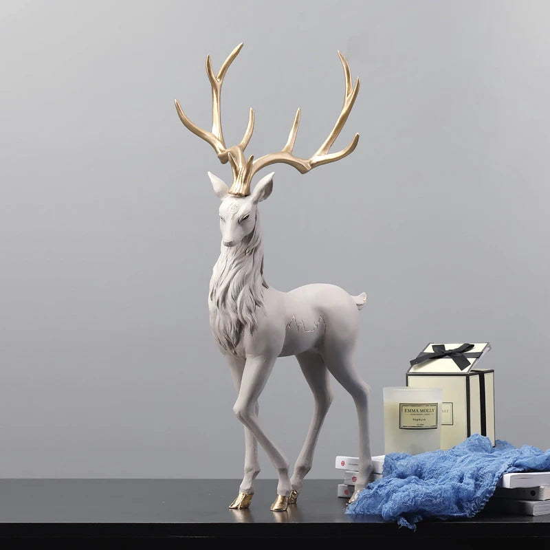 35cm High-End Deer Sculpture