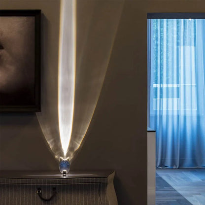 LED Crystal Eye of the Sky table lamp