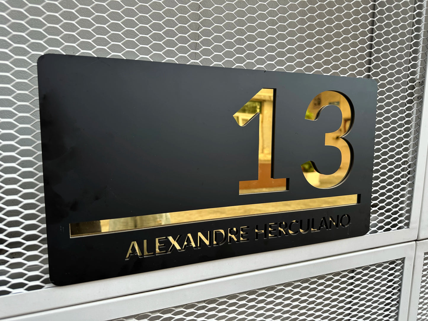 Customized Sign Outdoor House Numbers Plate