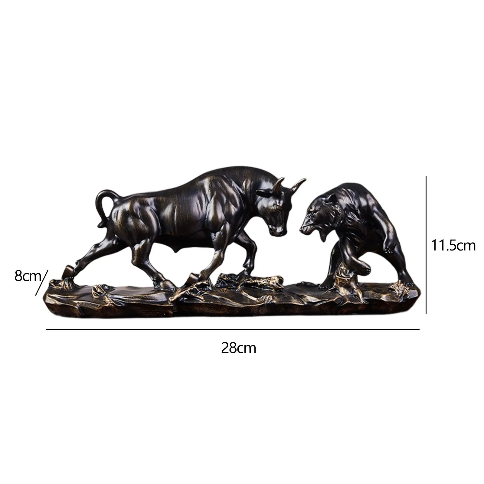 Bear and Bull Statue - Royal Lights & Home Decor