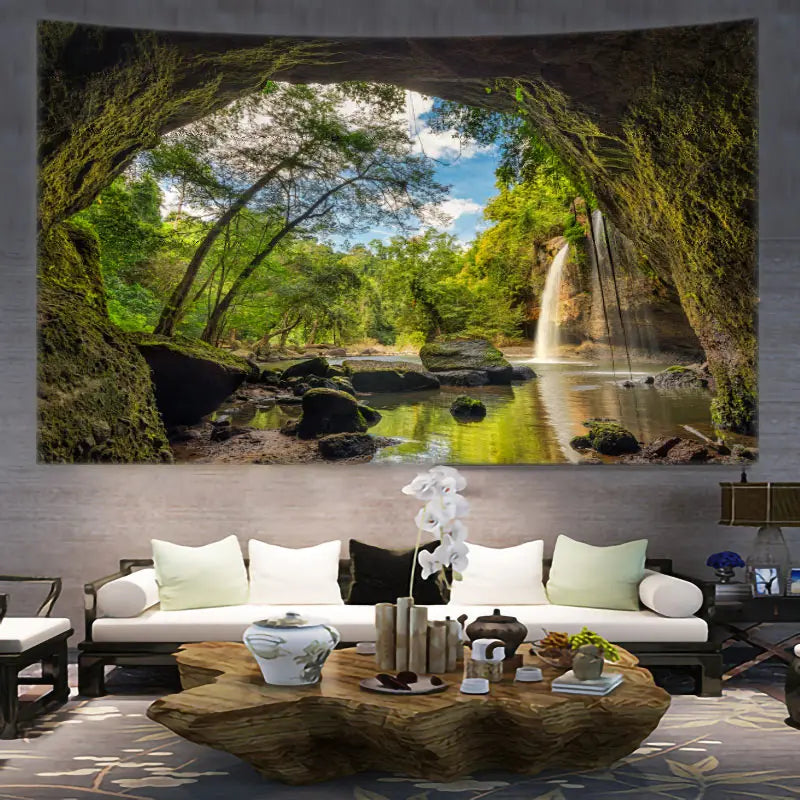 Landscape Tapestry Tapices Room Wall Art