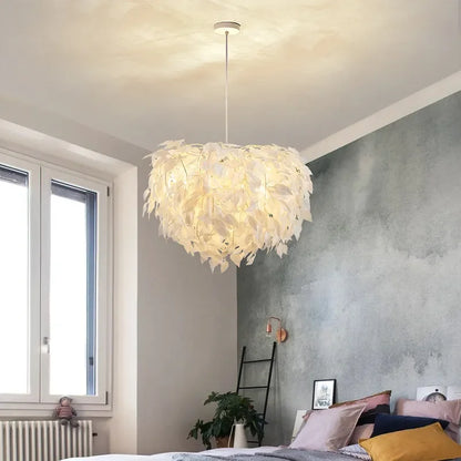 Feather Round Led Lamp - Royal Lights & Home Decor