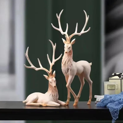 35cm High-End Deer Sculpture