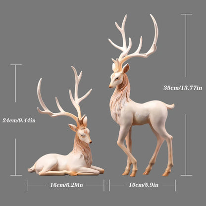 35cm High-End Deer Sculpture