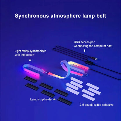 RGB LED Gaming Strip Light Computer Monitor Backlight