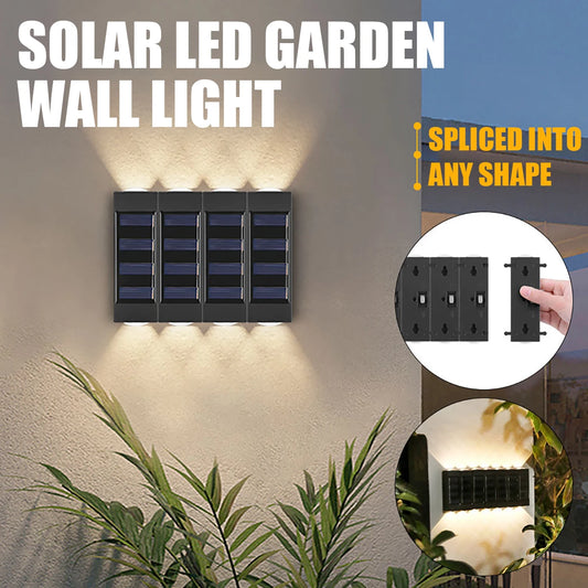 Solar LED Wall Lamp Outdoor Waterproof