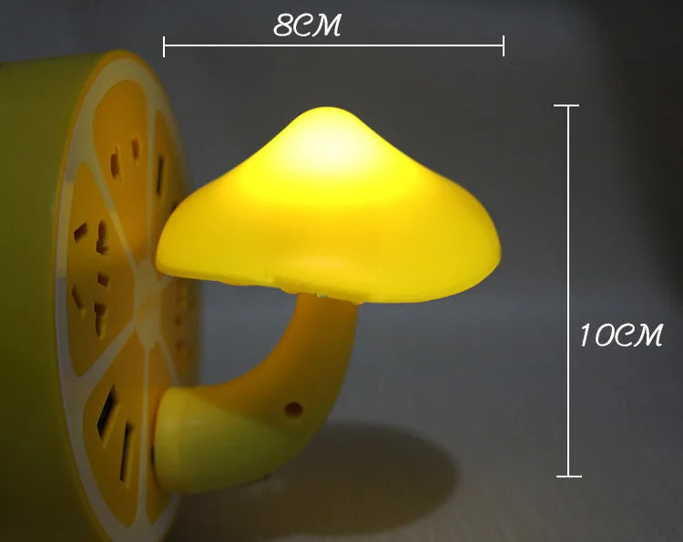 Mushroom Wall Socket Lamp