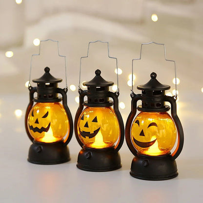 Halloween Pumpkin Lantern Handheld  LED Lamp