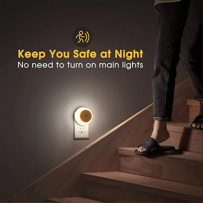 Light Sensor LED Night Light EU/US