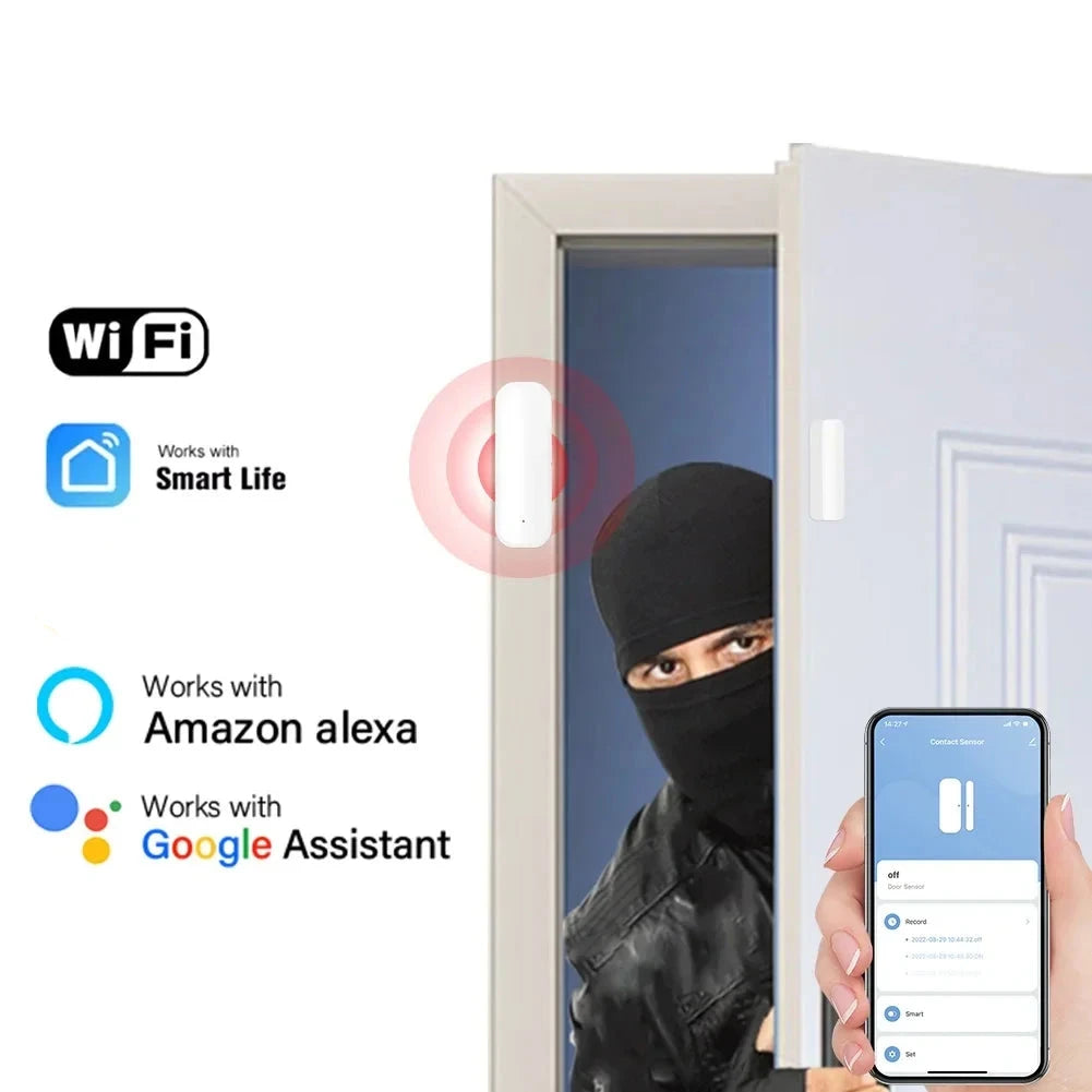 Door Sensor Window Sensor Smart Home Wireless Door Detector