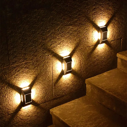 12 led Staircase Villa Balcony Lighting Solar Sensor Wall Lights