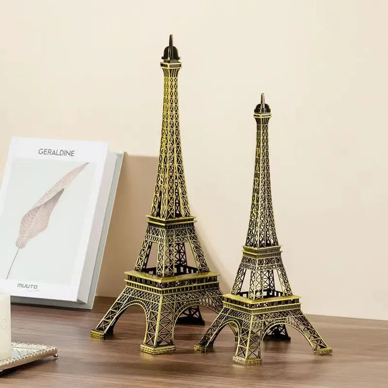 Bronze Paris Eiffel Tower Metal Crafts - Royal Lights & Home Decor