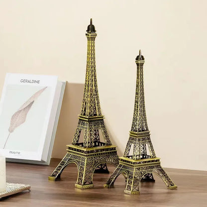 Bronze Paris Eiffel Tower Metal Crafts - Royal Lights & Home Decor