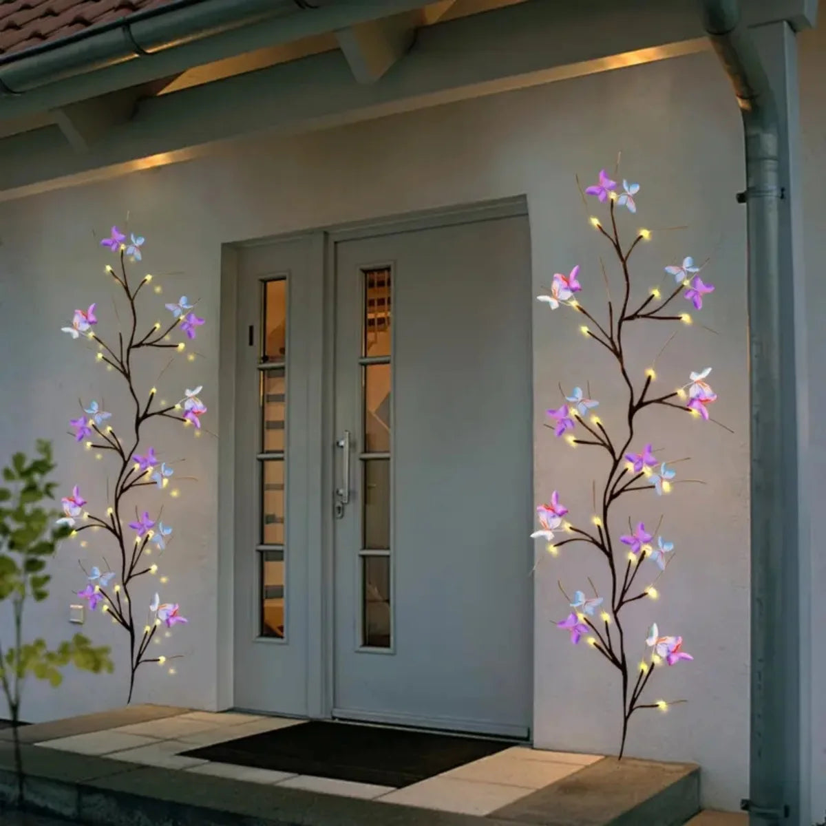 30LED Enchanted Willow Vine Light With Butterfly USB Powered 8 Lighting Modes & Waterproof