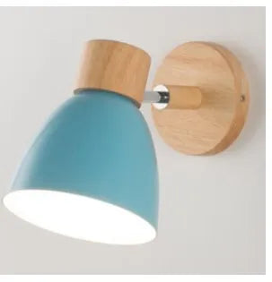 Wooden  Wall Lamp With Switch Modern Wall Sconce