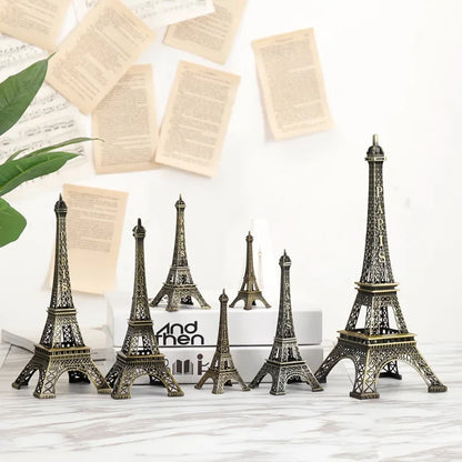 Bronze Paris Eiffel Tower Metal Crafts - Royal Lights & Home Decor