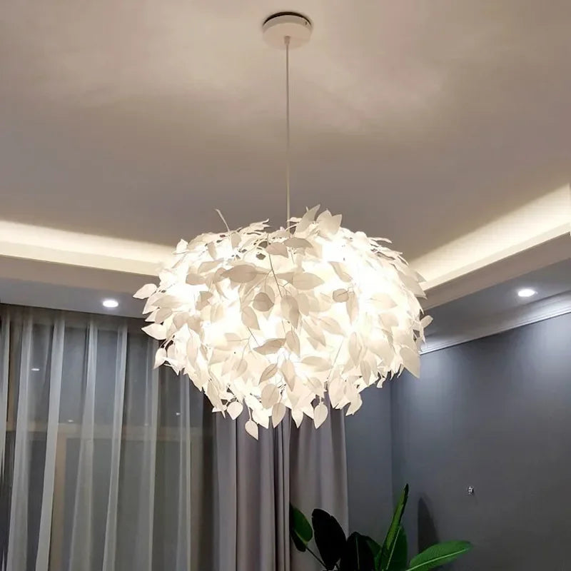 Feather Round Led Lamp - Royal Lights & Home Decor