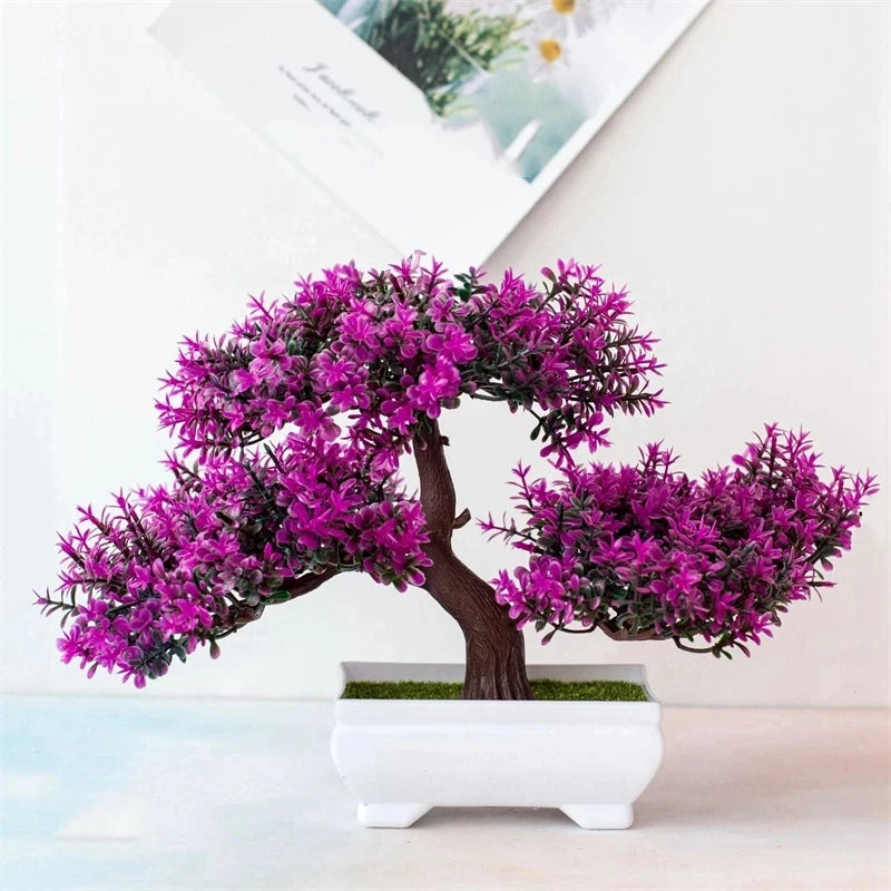 Artificial Plants Bonsai Small Tree Pot