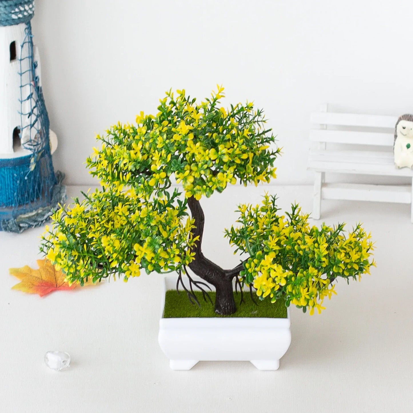 Artificial Plant Bonsai Plastic Small Tree Pot